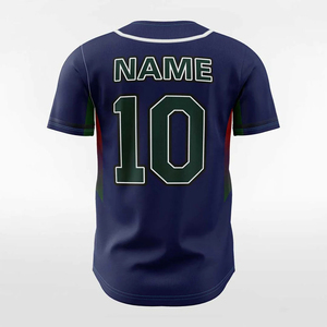 Maillots de baseball imprimés par sublimation, maillots de softball personnalisés, t-shirts de baseball universitaires, service OEM, design personnalisé - Product Image 3