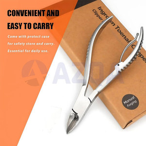 Cortaúñas Curvo de Acero Inoxidable de Alta Resistencia con Mango Antideslizante, Diseño Portátil y Resorte Único para el Cuidado Profesional de los Pies - Product Image 6