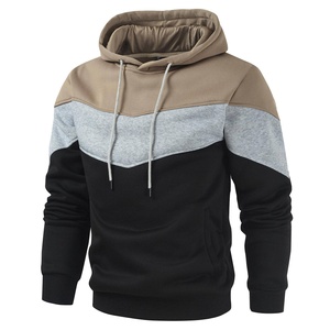 Sweat-shirt à capuche classique pour homme, couleur unie, épais, doublé en polaire, chaud et confortable, décontracté, pour tous les jours, pour l'extérieur, vêtements décontractés - Product Image 4