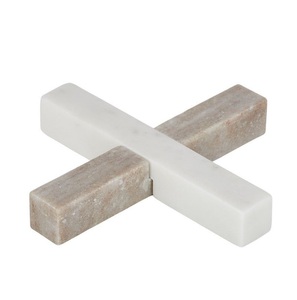 Flower Shape Marble <b>Trivet</b> Decorative Heat Resistant Stone Table Protector Premium Dining And Kitchen Accessory - Product Image 2