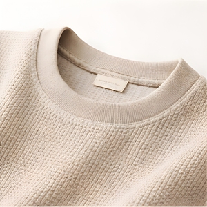 Camiseta Oversize de Algodón Pesado 240GSM con Textura Waffle y Hombro Caído, Estilo Urbano Moderno, Proveedor de Moda Contemporánea - Product Image 3