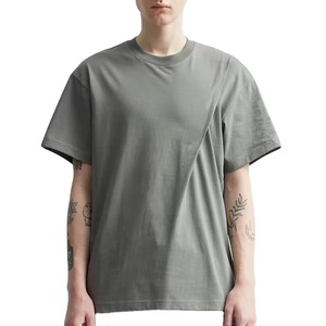 Camiseta de Lujo para Hombre, Gruesa, 100% Algodón, Impresión Digital, Personalizable, Talla Grande, Hombros Caídos, Alta Calidad - Product Image 2