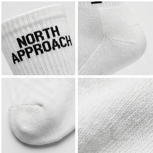Chaussettes North Approach pour homme, motif lettres blanches, coton respirant, pour adulte, printemps, usage décontracté - Product Image 4