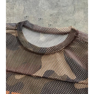 เสื้อยืดลายพรางสไตล์สตรีทแวร์ผู้ชาย ทรงโอเวอร์ไซส์ ผ้าฝ้าย แขนสั้น คอกลม สไตล์ลำลอง ฮิปฮอป - Product Image 2
