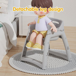 Silla Alta para Bebés, Silla <span class=keywords><strong>de</strong></span> Comedor para Cafetería, Silla Alta para <span class=keywords><strong>Niños</strong></span>, Silla Alta <span class=keywords><strong>de</strong></span> Plástico Resistente para Restaurante, Silla Alta para <span class=keywords><strong>Niños</strong></span> - Product Image 3
