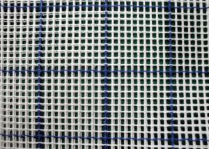 CT0008 Latch hook canvas double twisted weave + Blue line Plaid Pattern Woven Cotton Polyester Blend Double Strand Weave - Product Image 2