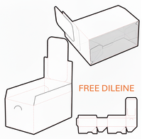 Boîte de présentation de comptoir en papier prête à l'emploi avec lamination mate écologique et déchirable pour sachets et pochettes de vente au détail