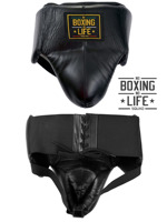 Protège-tête et protège-glandes en cuir véritable, équipement de sécurité pour la boxe, pour l'entraînement et les séances de gym