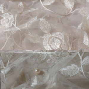 Premium Sequence Embroidery Fabric For Women Fashion Wear Designer <b>Garments</b> Party Wear Dresses Kaftan Abaya Bridal Wear - Product Image 6