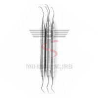Perlengkapan Klinik Canggih, Kit Curette Gracey Presisi, Manual, Dapat Digunakan Kembali, dari Baja Anti Karat yang Tahan Lama