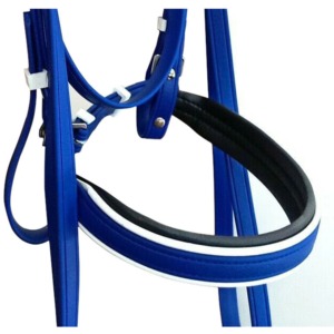 Brida de Polo Ecuestre de Cuero Genuino con Narigueira Acolchada Suave Ajustable, Diseño Reforzado, Servicio OEM Personalizable para Mayor Comodidad - Product Image 2