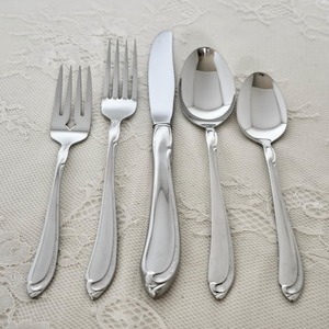 Ensemble de couverts réutilisables en acier inoxydable pour restaurant, restauration, fête, pique-nique, camping en plein air, voyage - Product Image 5