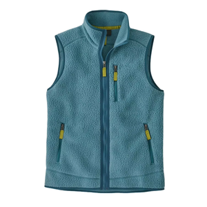 เสื้อกั๊กแฟชั่นผู้ชายแบบไม่มีแขน รุ่นยอดนิยม ผลิตตามสั่ง (OEM) ผ้าฟลีซโพลีเอสเตอร์ เสื้อกั๊กฟลีซสำหรับกิจกรรมกลางแจ้ง เสื้อกั๊กฟลีซอุ่นๆ สำหรับผู้ชาย - Product Image 5