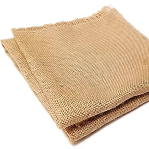 Rouleau de tissu en jute naturel pour sacs et artisanat – Textile écologique biodégradable pour emballage, rembourrage et décoration intérieure - Product Image 1