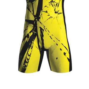 Men's Wrestling Singlets Sleeveless <b>Athletic</b> <b>Supporters</b> Wrestling Uniform Stretchy one-piece singlet Sports Bodysuit Jumpsuits - Product Image 4