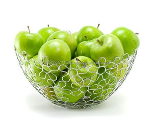 Cesta de frutas de hierro decorativa alta utilidad multipropósito para mantener frutas verduras pan con estilo organizado siempre - Product Image 5