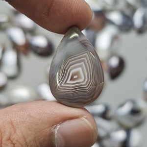 Lot de cabochons en agate naturelle du Botswana, formes variées, tailles mixtes, pour la création de bijoux - Product Image 5