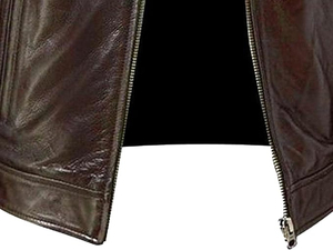 <b>Mens</b> Brown Leather Jacket Casual Daily Wear Bomber Coat Trending <b>Winter</b> Outerwear Motorcycle <b>Clothes</b> Real Leather Jacket For <b>Men</b> - Product Image 4