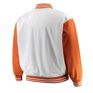 <b>Men's</b> Vintage Wool <b>Jacket</b> for Winter Outdoor Sports Custom Logo Embroidery Stand Thin College Baseball <b>Varsity</b> <b>Bomber</b> <b>Jacket</b> - Product Image 6