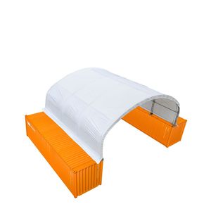 Telo di copertura in PVC da 17 once per container con doppia tralicciatura 30FT X 20FT, resistente, TMG DT3020C - per ripostiglio attrezzi o capannone di stoccaggio - Product Image 5