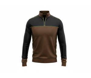 Custom Athletic Quarter Zip <b>Jacket</b> – OEM ODM Manufacturer for <b>Men</b> Women Youth Sportswear Quick Dry Team <b>Pullover</b> - Product Image 5
