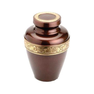 Premium Brass Cremation Urns for Human Ashes Metal Adult <b>Memorial</b> Urn Handcrafted Decorative Funeral <b>Keepsake</b> Urn <b>Box</b> Urns - Product Image 4