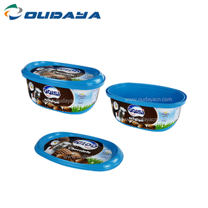 1.2L personalización al por mayor IML impresión molde de inyección PP plástico helado mantequilla queso <span class=keywords><strong>caja</strong></span> con tapa - Product Image 6