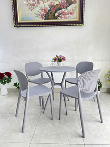 <b>Stackable</b> Plastic <b>Chair</b> for Indoor and <b>Outdoor</b> Business Environments with Easy Clean Surface Finish - Product Image 4