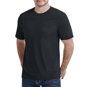 T-shirts d'été pour hommes, prix bas, vente en gros, best-sellers, coton polyester de haute qualité 220g, décontractés, unis, en vente - Product Image 3