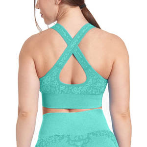 Ensemble de yoga sans couture 2 pièces grande taille pour femme – Tenue de sport et de fitness tendance pour l'exercice en salle de sport - Product Image 5