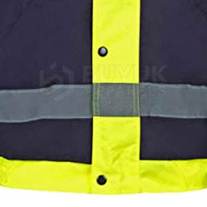Veste de sécurité haute visibilité imperméable et respirante 100% polyester pour l'entretien routier et la protection incendie - Product Image 4