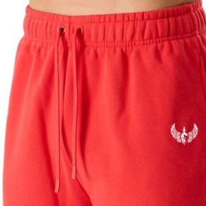 Pantalon de survêtement rouge oversize pour homme, coupe décontractée, en molleton, pour le sport, la gym, l'entraînement, les loisirs, avec poches latérales - Product Image 6