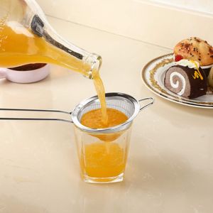 Set di 3 pratici infusori per tè in acciaio inossidabile a maglia fine, colino per cocktail, filtro conico per alimenti e tè sfuso - Product Image 4