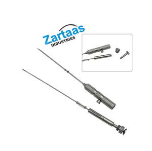 Aiguille de suture en acier inoxydable, aiguille de fermeture 1,5 mm 2,2 mm, autoclavable, aiguille à perforation automatique du fil, instruments laparoscopiques - Product Image 2