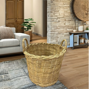 Panier polyvalent en rotin naturel tissé à la main - Product Image 1
