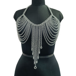 Top de malla de aluminio hecho a mano para disfraces medievales y de fantasía. Tallas personalizadas disponibles. - Product Image 1