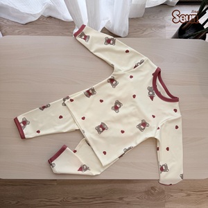 Conjunto Térmico de Invierno para Niños SeunKids, Transpirable, de Poliéster, Manga Larga, Estampado, Hecho en Vietnam - Product Image 6