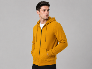 Men's contemporary zip hoodie offering premium softness comfortable warmth and practical styling for all day modern casual wear - Product Image 2