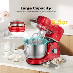 Robot culinaire multifonction 6-en-1 avec bol de 8,5 litres, hachoir à viande et trancheuse à légumes - Product Image 4