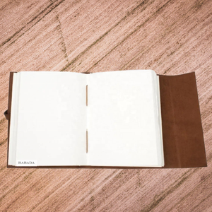 Premium Leather Life of Tree <b>Journal</b> Handmade Notebook,Vintage Hand Embossed Tree of Life with Wood Free Cotton White Rug Paper - Product Image 5