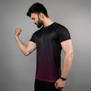 เสื้อยืดผู้ชายไซส์ US เสื้อยืด100% ผ้าฝ้ายโพลีเอสเตอร์พิมพ์ลายแบบระเหิดแบบเรียบ - Product Image 4