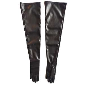 Guantes Largos de Cuero para Mujer Inspirados en la Pasarela, Elegantes Guantes de Moda Estilo Ópera - Product Image 6