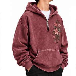 450GSM Oversized Acid Wash Hoodies High Quality Garment Washed <b>Hoodie</b> Wholesale Manufacturer For Apparel Brands Wholesale Supply - Product Image 1