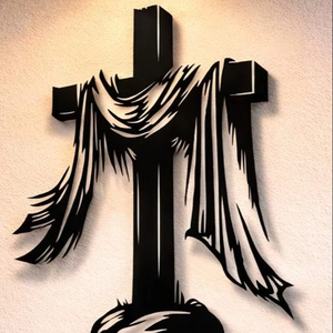 Laser cut new trendy wall art religious prayer black ecofriendly here - top seller new - Product Image 1
