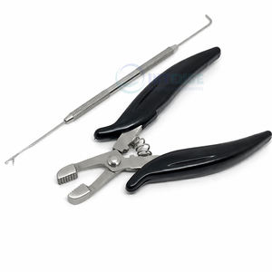 Alicates Profesionales de Acero Inoxidable de 6 Pulgadas para Remover Extensiones de Cabello con Ranuras Horizontales, Precio de Fábrica - Product Image 5