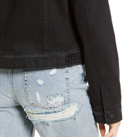 Veste en jean imprimée de haute qualité avec logo personnalisé, prix de gros, grande taille, respirante, pour femme, idéale pour l'hiver