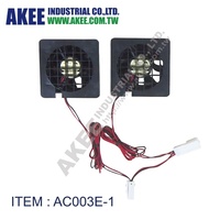 Universell Passend 8-Motoren Autositz-Vibrationsmassagesystem mit Doppel-Turbo-Kühlventilatoren Eingebettetes Modulares Nachrüstset