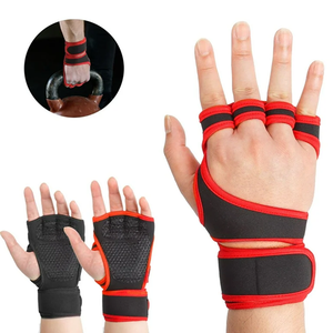 Men and Women's Workout <b>Gloves</b> for Gym Training <b>Weight</b> Lifting and Exercise PU Material with Palm Support and Protection - Product Image 6