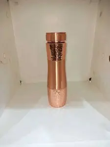 Bouteille d'eau en cuivre pur de haute qualité, dernier modèle, disponible en différents styles avec emballage haut de gamme, meilleure qualité - Product Image 5