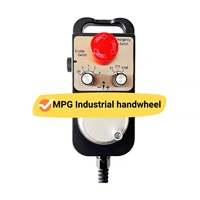 Generador de Pulsos Manual Precableado MPG con Volante de PVC de Alta Eficiencia, Voltaje Nominal 220V, Conector Circular para Torno CNC